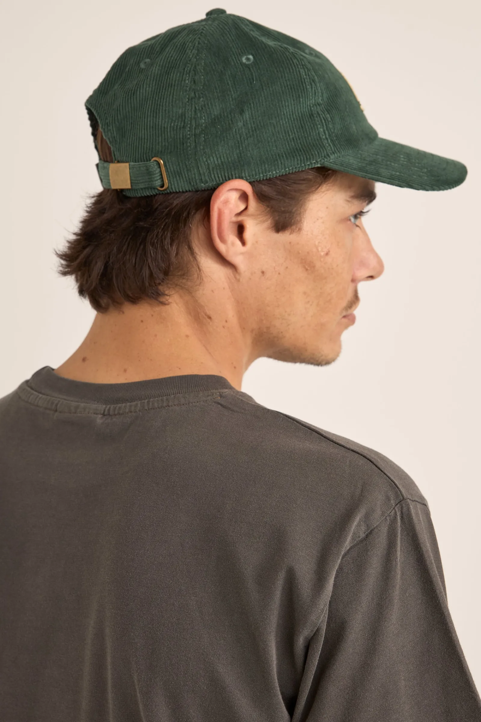 Rhythm Livin Awake Cord Cap Vintage Green- Headwear | Headwear