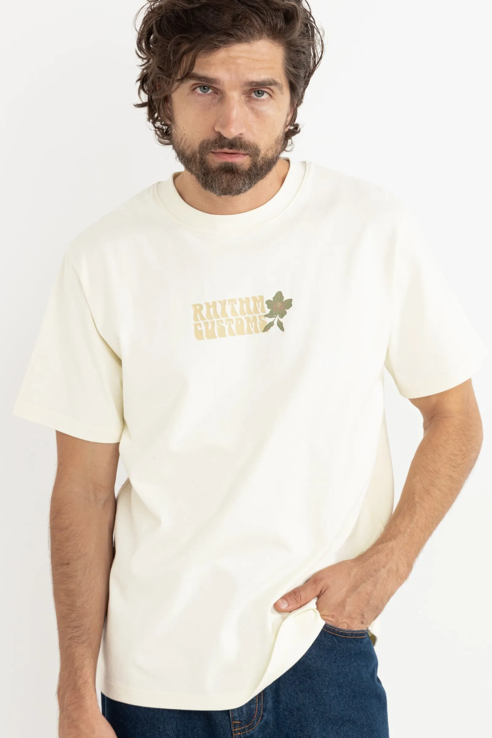 Rhythm Livin Blossom Vintage Ss T-Shirt- T-shirts