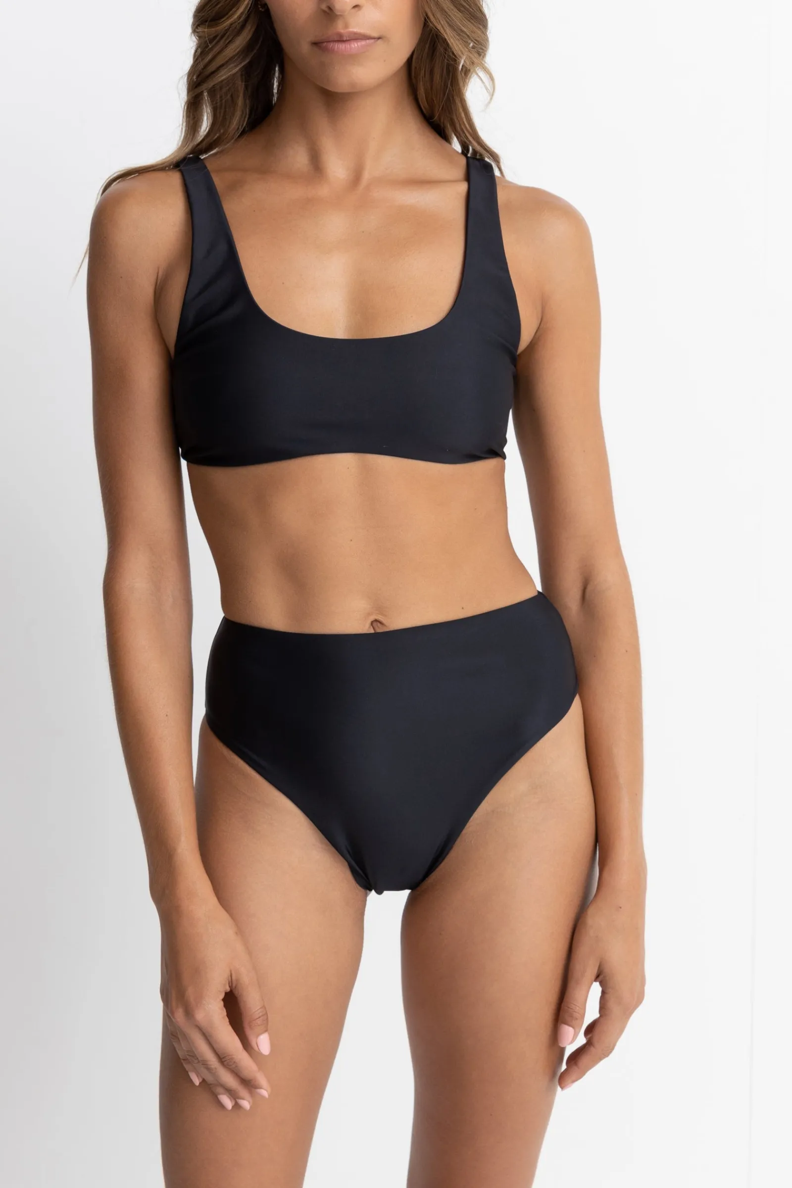 Rhythm Livin Classic Crop Top-Women Swim Tops