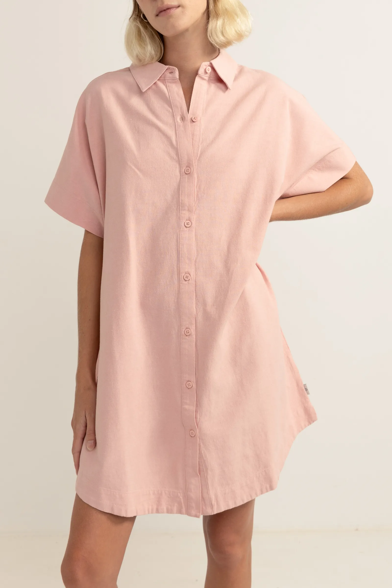Rhythm Livin Classic Shirt Dress-Women Overswim | Dresses