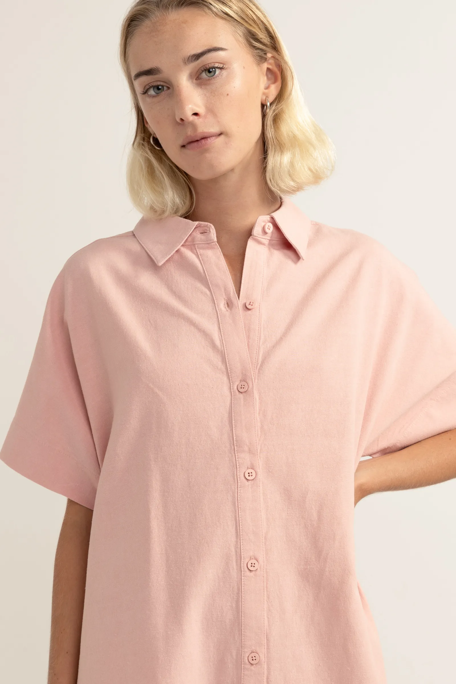 Rhythm Livin Classic Shirt Dress-Women Overswim | Dresses