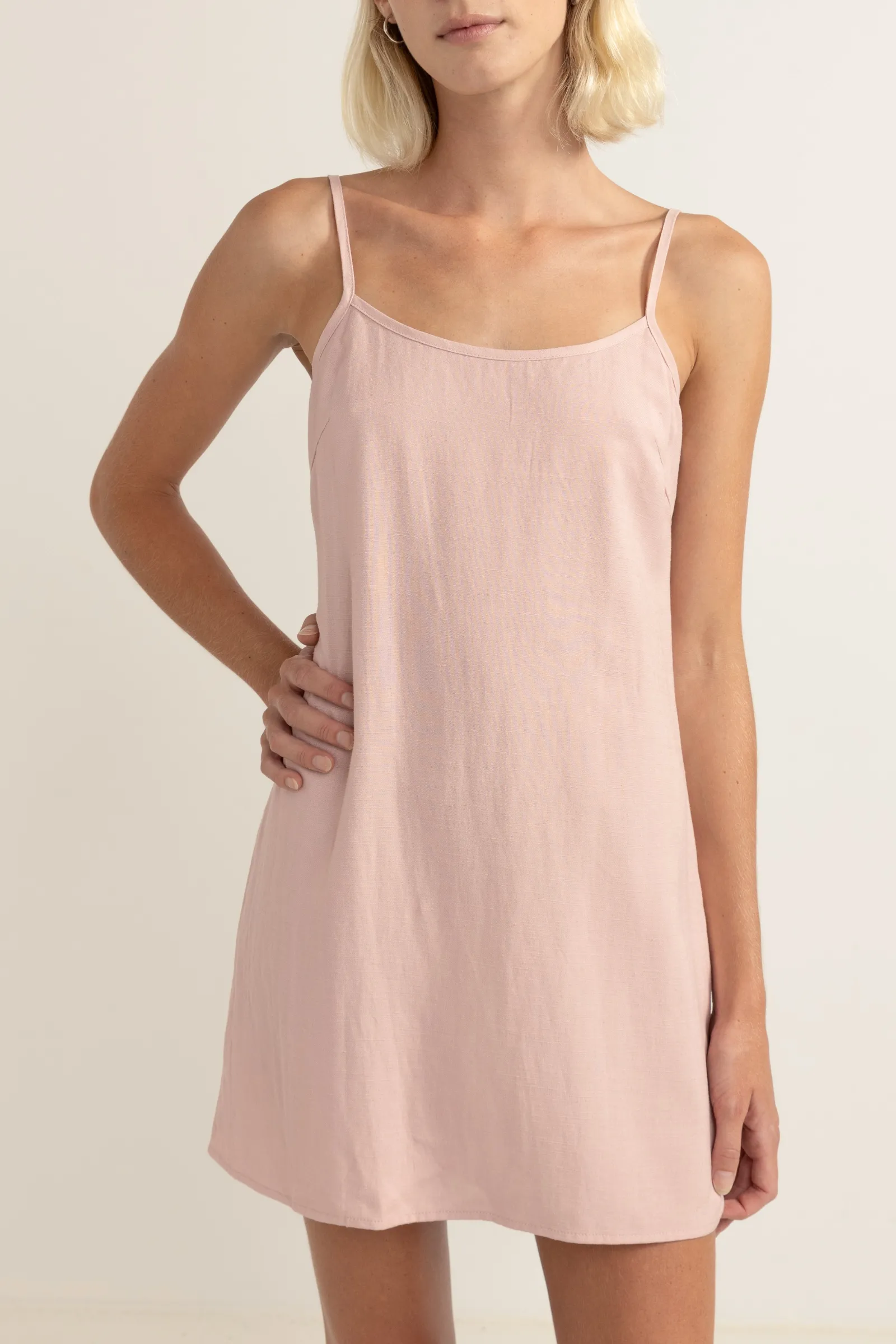 Rhythm Livin Classic Slip Dress-Women Dresses