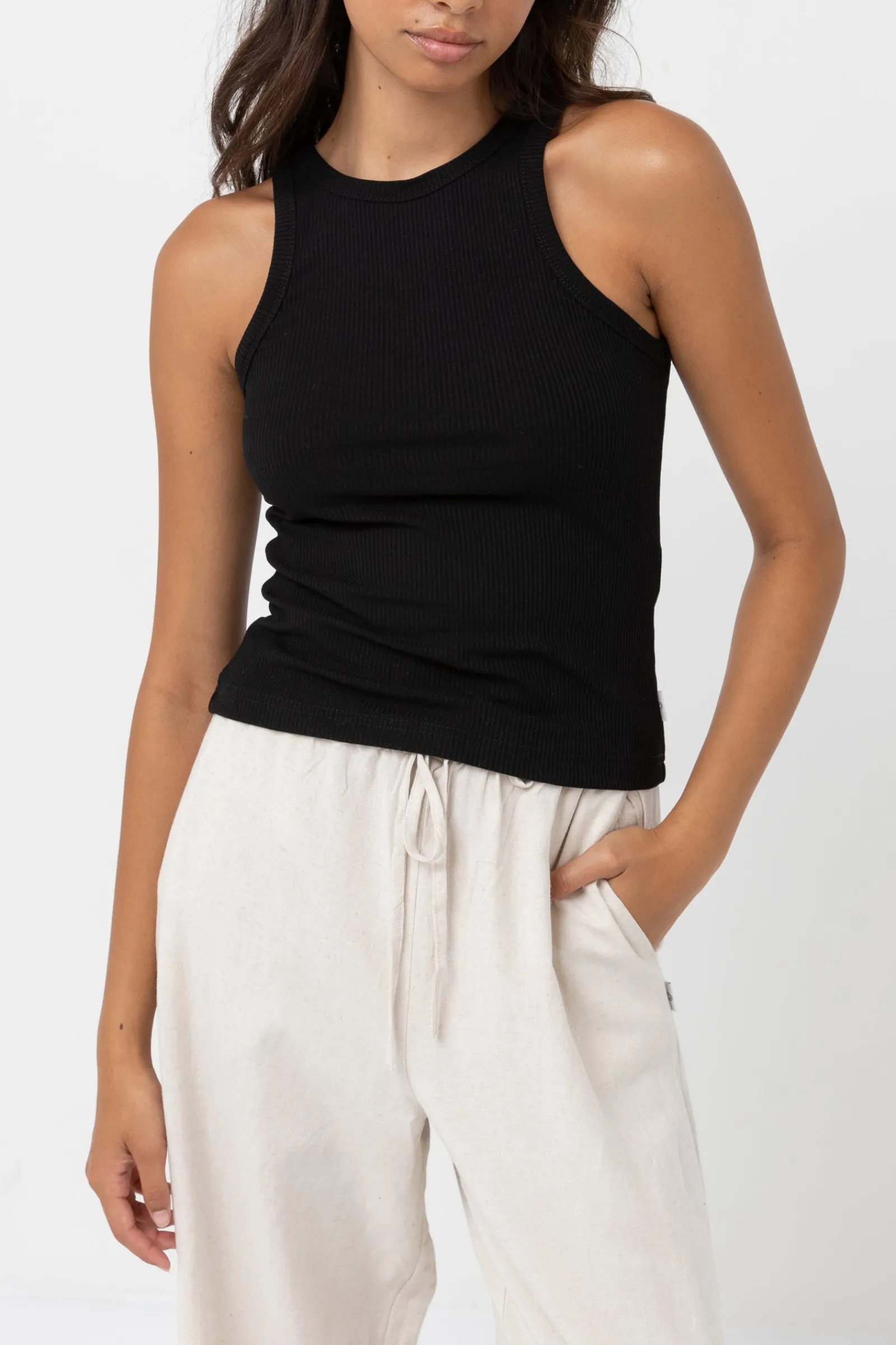 Rhythm Livin Classic Tank Top-Women Fashion Tops