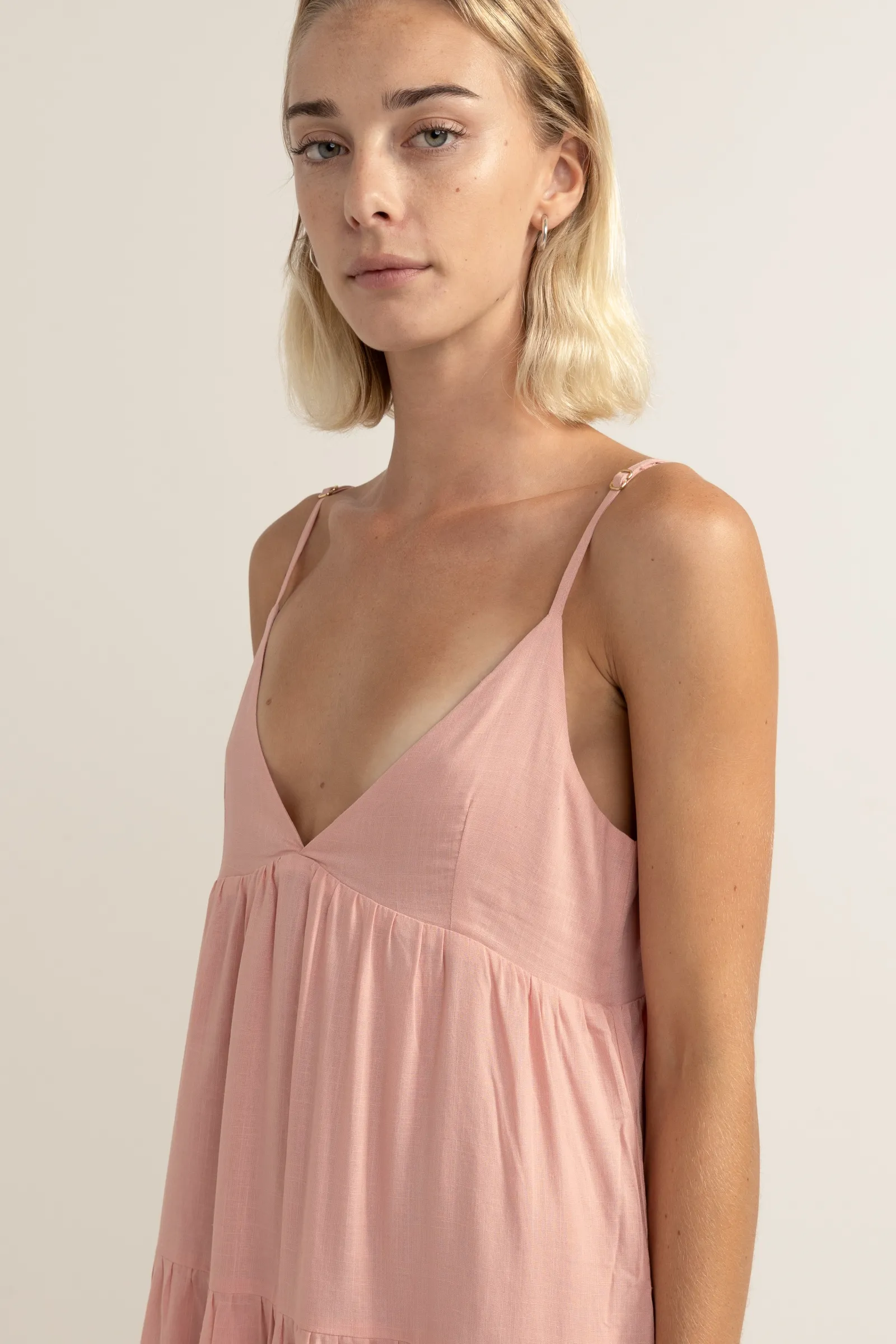Rhythm Livin Classic Tiered Midi Dress-Women Dresses
