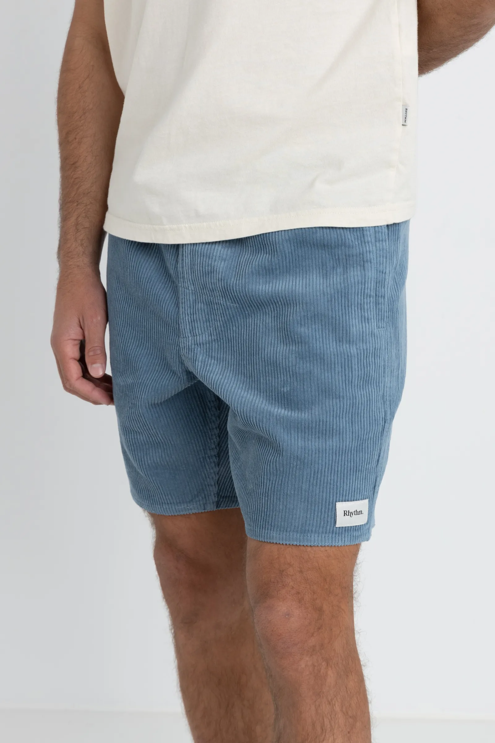 Rhythm Livin Cord Jam Mineral Blue- Shorts