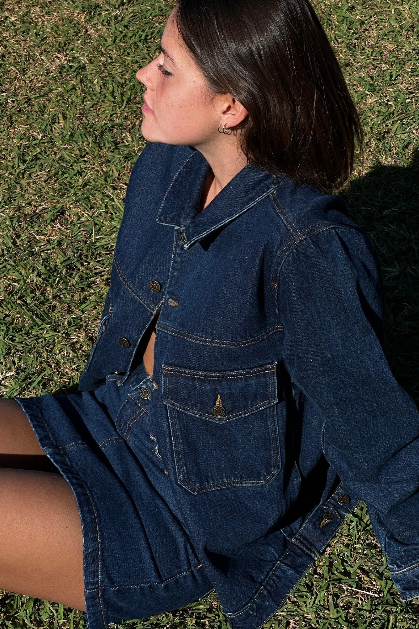 Rhythm Livin Demi Oversized Denim Jacket-Women Jackets