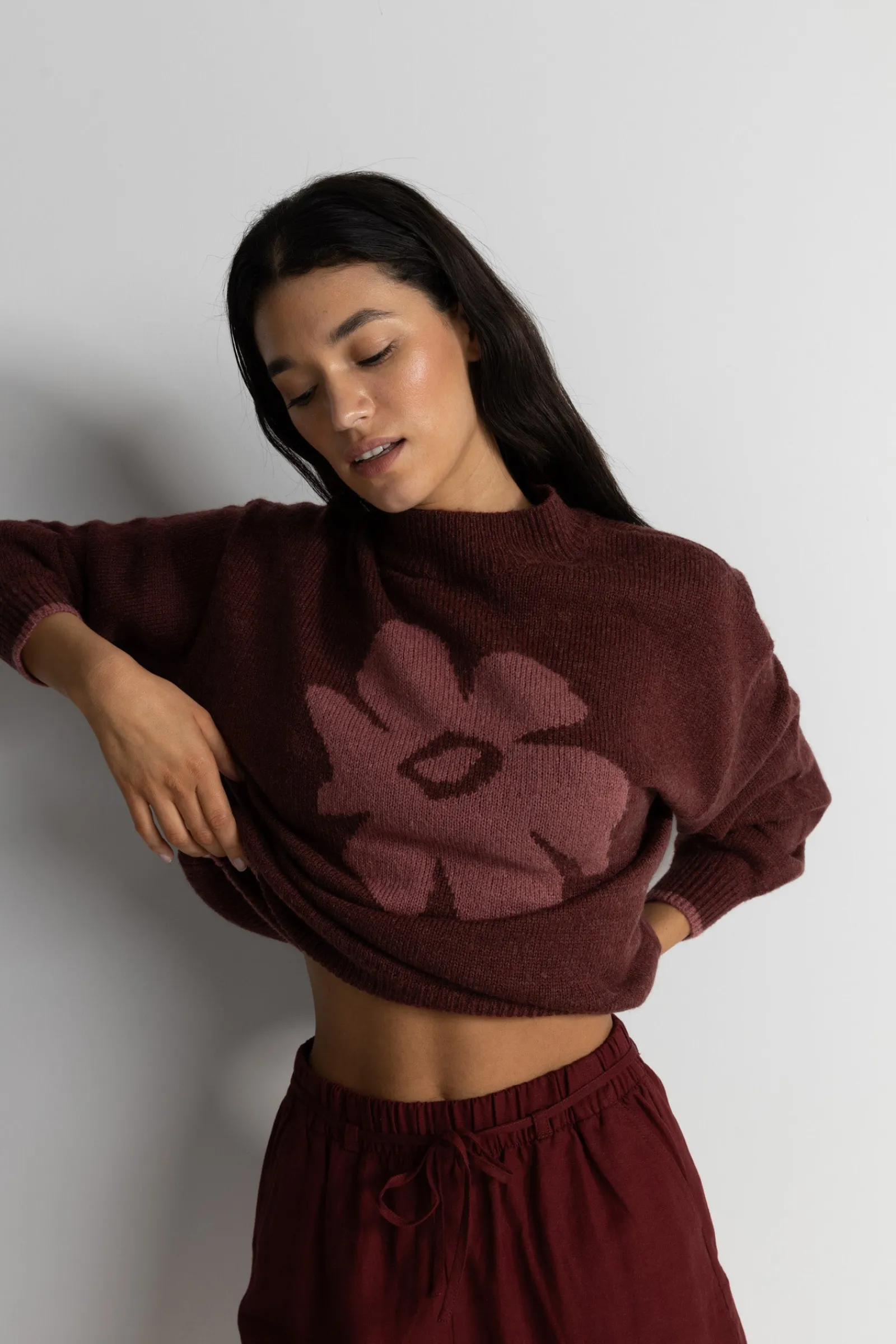Rhythm Livin Juliet Floral Jumper-Women Knits