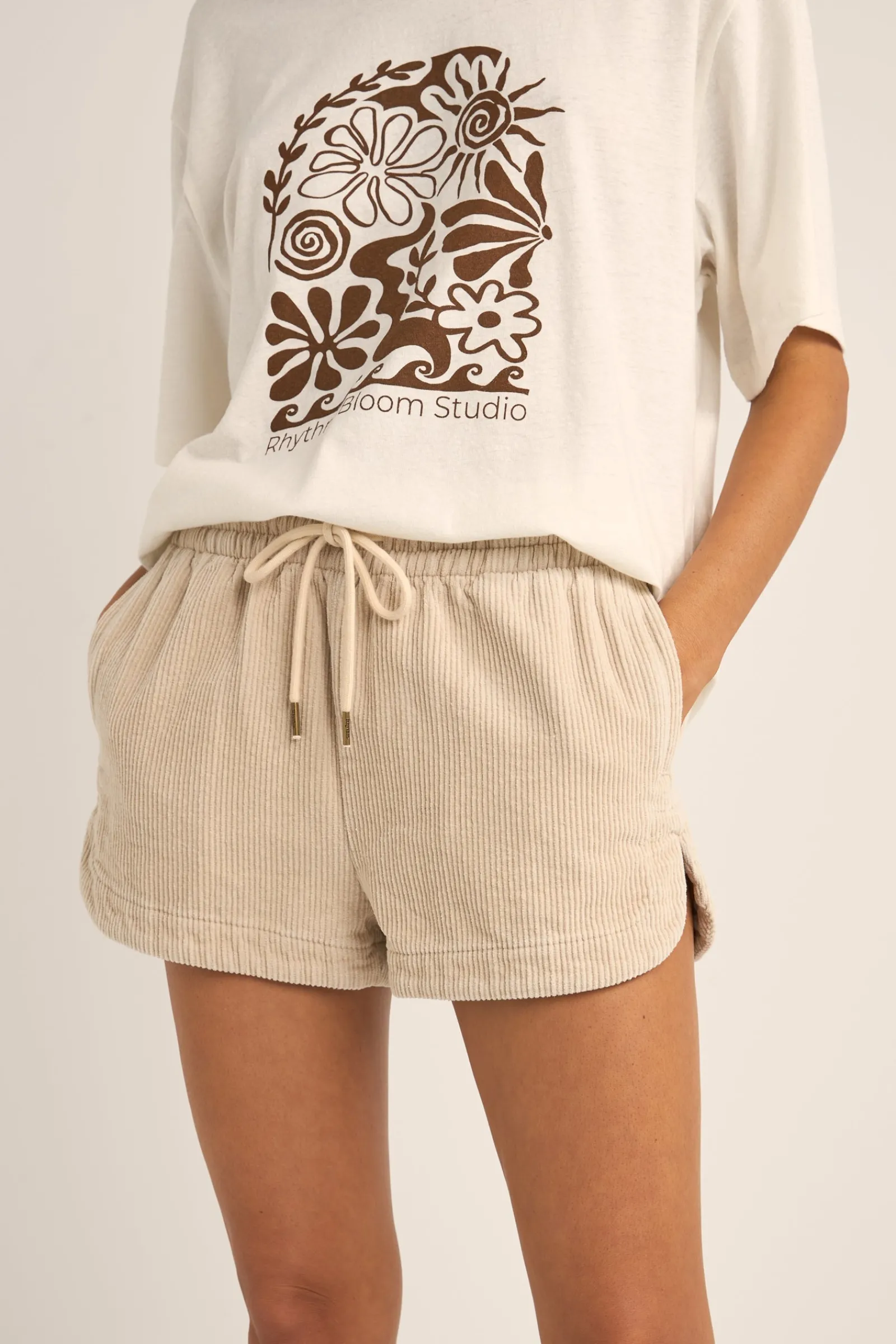 Rhythm Livin Mazzy Corduroy Short-Women Shorts