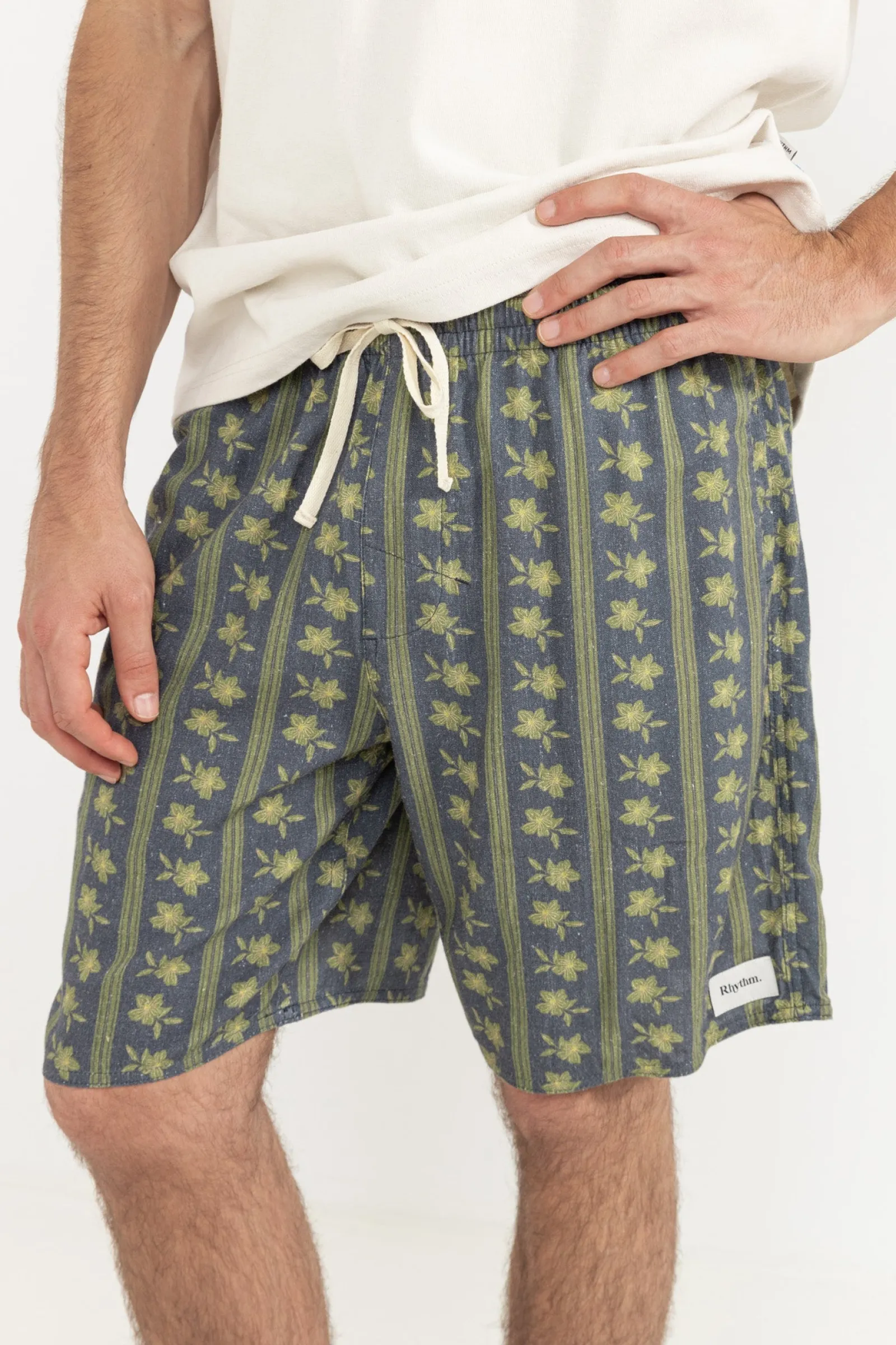 Rhythm Livin Overlap Jam Stone Blue- Shorts
