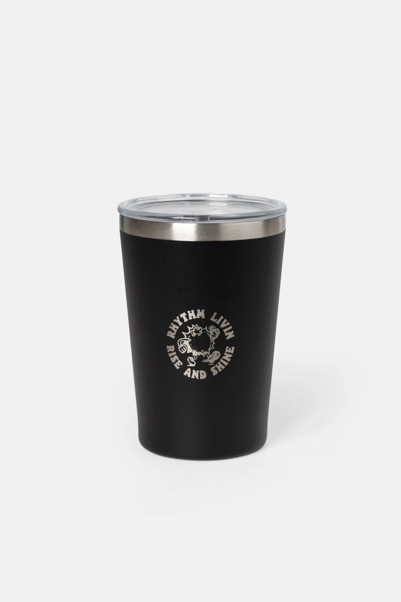 Rhythm Livin Pargo Rise & Shine 355ml Cup Midnight Black- Drinkware