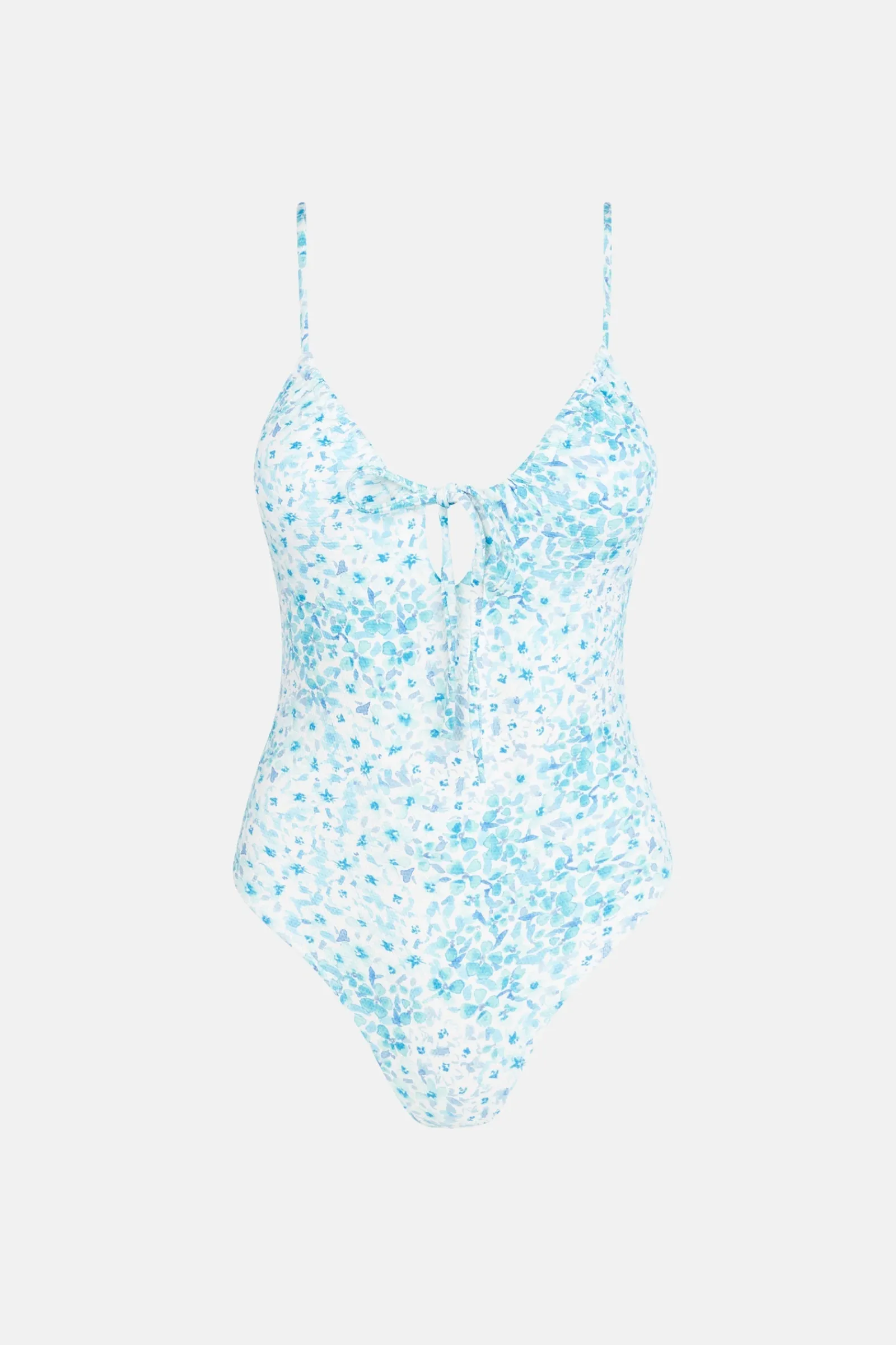 Rhythm Livin Serenity Floral Tie Front One Piece-Women One Piece Swim