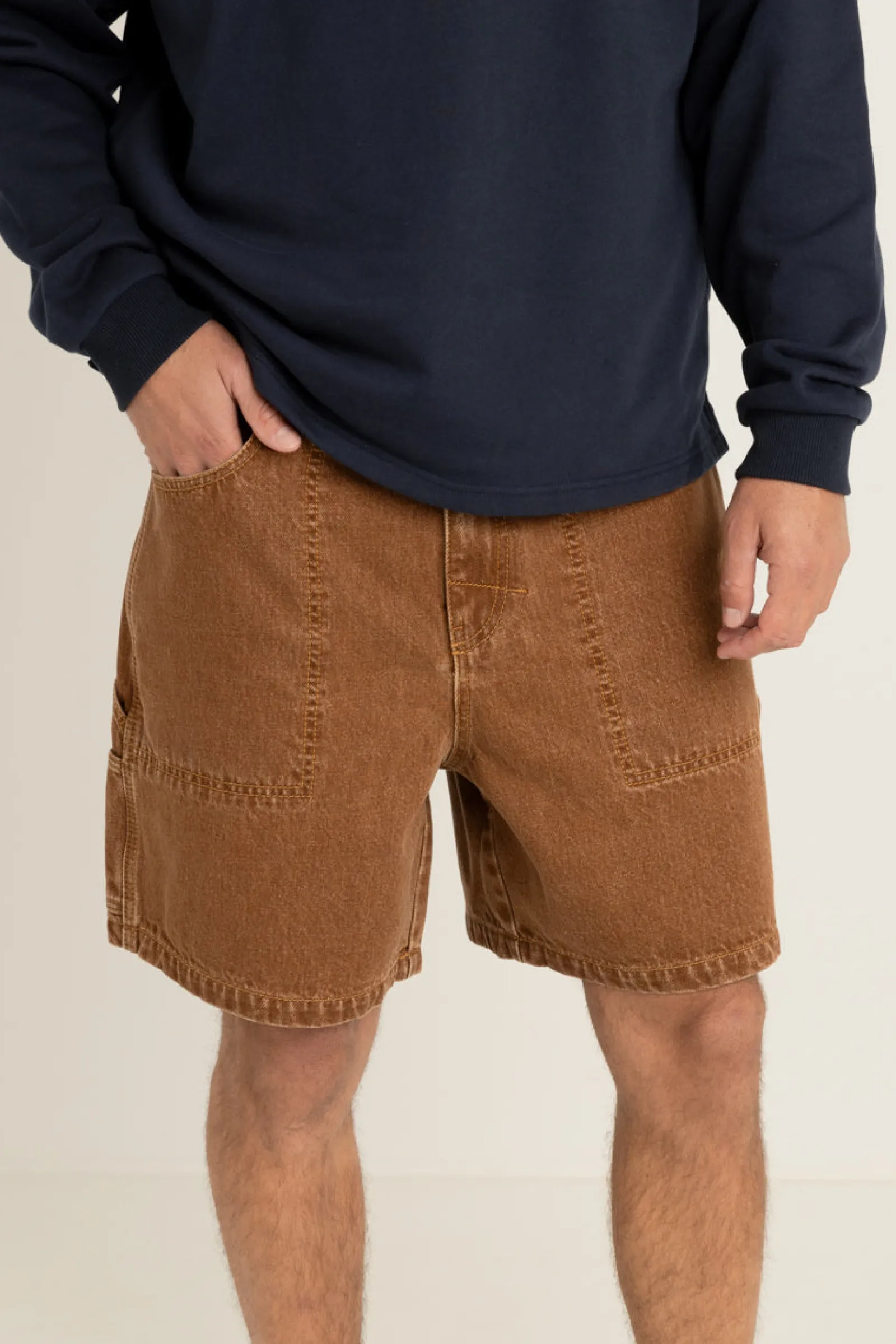 Rhythm Livin Slacker Denim Short- Shorts