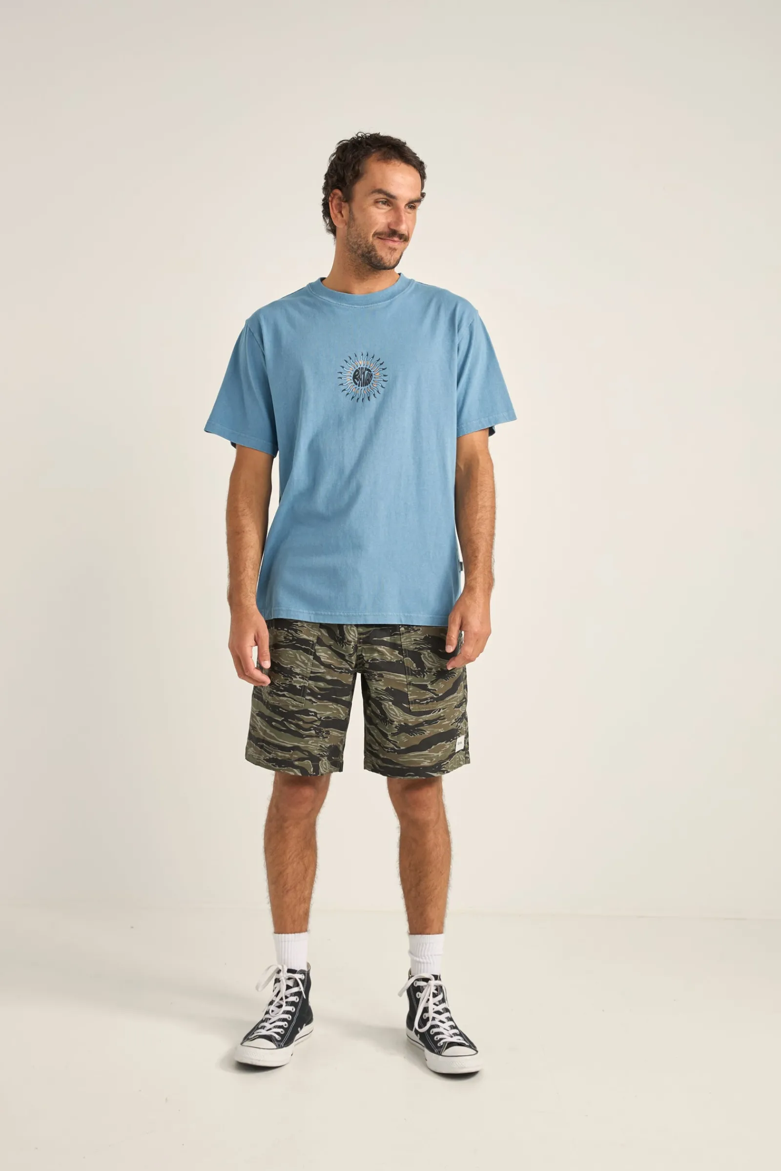 Rhythm Livin Sun Beams Vintage Ss T-Shirt- T-shirts