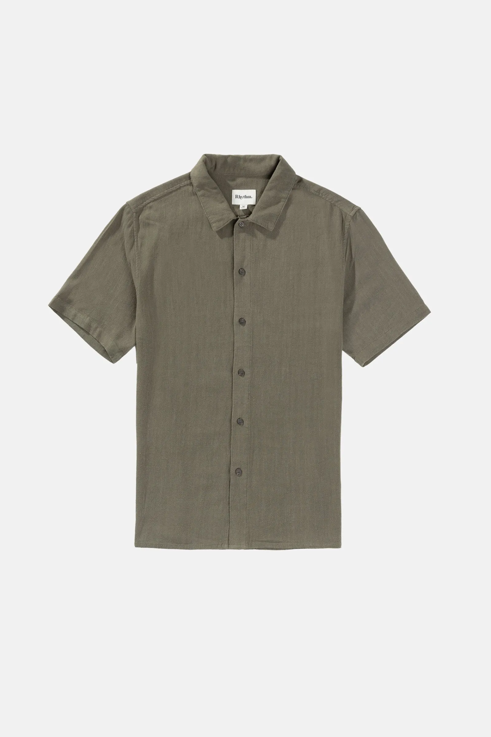 Rhythm Livin Textured Linen Ss Shirt- Woven Shirts