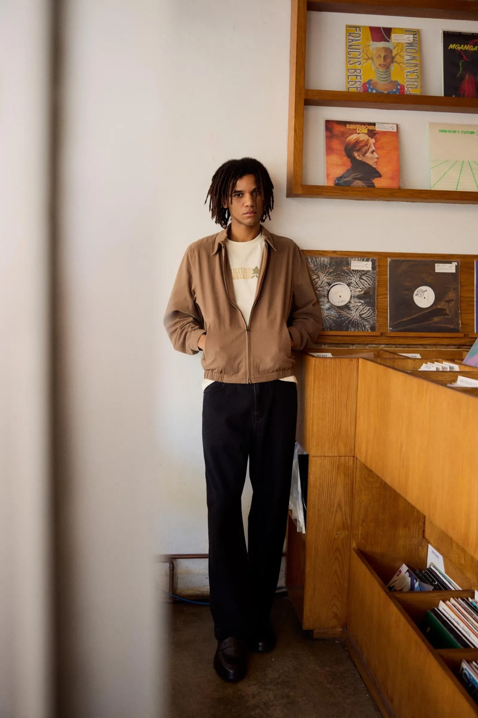 Rhythm Livin Twill Bomber Jacket- Jackets